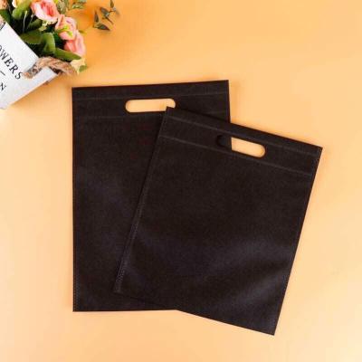 China Wholesale PUNCH 80gsm Reusable Non Woven Shop Gift Die Cut Promotional Bag With Logo for sale