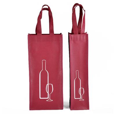 China Logo Non Woven Gift Bag Customized Eco - Friendly In Stock Cigarette And Wine Bag for sale