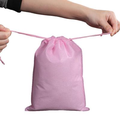 China High Quality Eco-friendly Non Woven Fabric Travel Shoes Storage Bags Dust Bag Storage Organizer Bags for sale