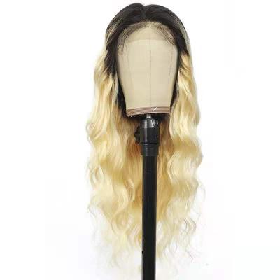 China Tangle Best Selling 100% Brazilian Hair Body Wave 1B-613 Free Transparent 4*4 Lace Closure Wig for sale