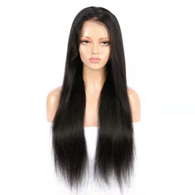 China Wholesale Price Super Thick Soft Straight Brazilian Hair 360 Lace Front Transparent Wig Long For Black Women And Girl for sale