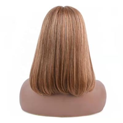 China No Shedding No Tangle No 100% India Hair Lead Wig,p4/27 Straight Virgin Hair T Part Lace Lead Wigs, Raw Hair T Part Lace Lead Wigs for sale