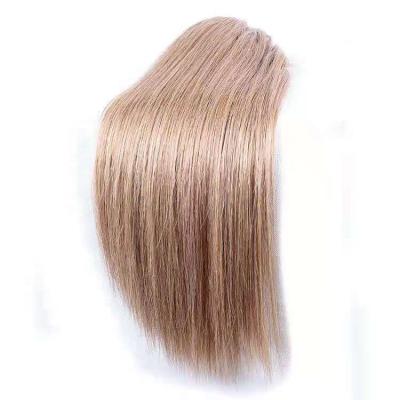 China Soft Shiny 100% Brazilian Human Hair Color 22# Drawstring Straight Ponytail for sale