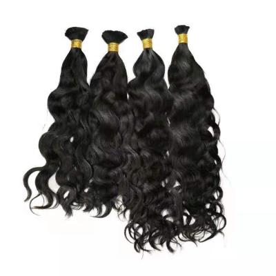 China Cheap price 100% loose soft soft loose naturla black hair brazilian raw hair extension hair water wave for sale