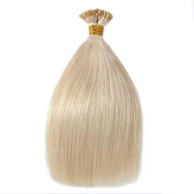 China Wholesale price 100% European remy hair soft straight straight double ended color 60# U tip keratin hair extension for sale