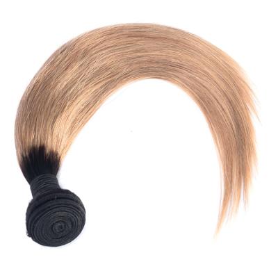 China Wholesale Price 100% Soft Thick Soft Brazilian Hair 10A Grade Straight 1b/27 Color 1b/27 Hair Bundle for sale