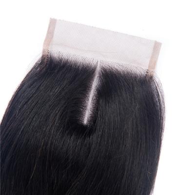 China Selling 4*4 Lace Closure Swiss Hot Thick Soft Soft Swiss Lace Closure Brazilian Human Hiar Closure for sale