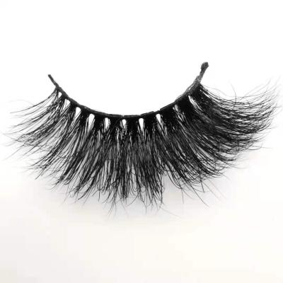 China Wholesale Price 100% Curl E1-20 Natural Real Brazilian Mink Eyelashes 25mm for sale