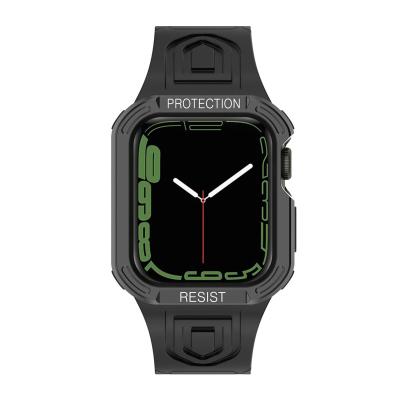 China Custom Logo Watch Case Amazon Hot Sale Watch Case For Apple Series 4 Se Silicon Apple Band 5 6 7 Watch Protective Case for sale