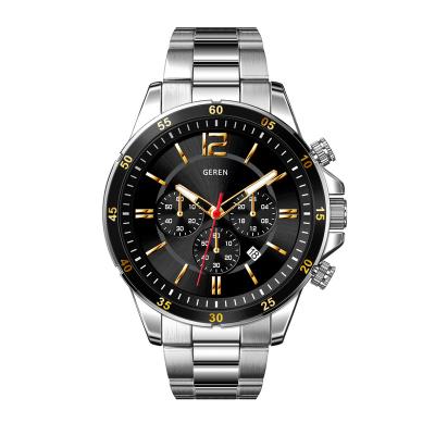 China Water Resistant Besseron Design Men's LD53 Quartz Movement Stainless Steel Fashion Waterproof Business Watch for sale