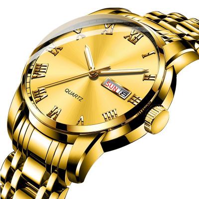 China Luxury Waterproof Custom Logo Brand OEM Brand Chronograph Stainless Steel Quartz Wrist Watch Men Wristwatches for sale