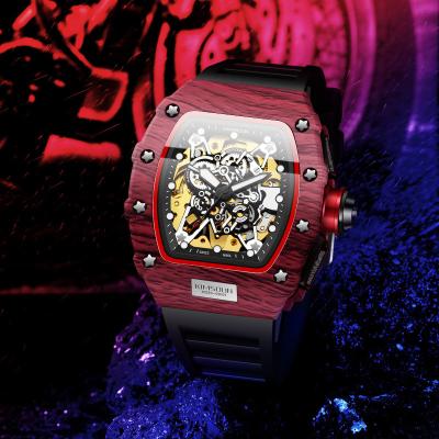 China Newest BESSERON Business Day/Date Skeleton Mechanical Watches Men Watch Full Steel Waterproof Luxury Automatic Sports Wristwatches for sale