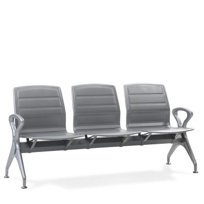 China Ergonom Modern Airport Chair Airport Hospital Bench Waiting Waiting Chair With Stainless Steel Armrest Feet for sale