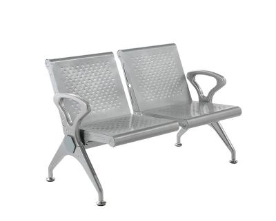 China Modern Ergonomic Stainless Steel Hospital Bench 3 Seater Airport Chair Waiting Waiting Chairs for sale