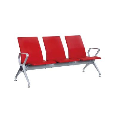 China Modern Customized Durable Airport Metal Frame Waiting Room Chair 3 Seater Airport Chair for sale