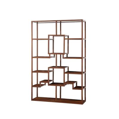 China Soft Household Display Tube Shelf Side Shelf Steel Metal Free Standing Bookcase for sale