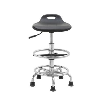 China School Modern Aluminum Adjustable Leather Lab PU Bracket Stackable Stool Chair for sale