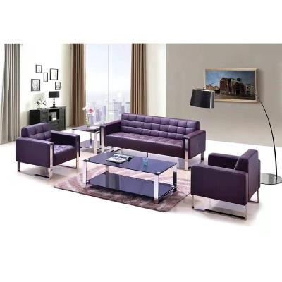 China New Fashion High Quality Leather Corner Sofa Office Sofa Set Furniture (Height)Adjustable for sale