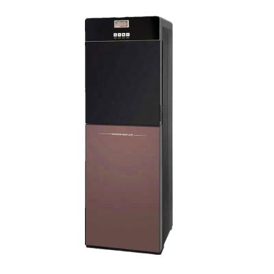 China Hotel factory price family cold water dispenser bottom loading hot water cooler with mini fredge for sale