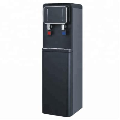 China Hotel Water Dispenser RO System Bottom Loading Plastic Hot Cold Manual Water Dispenser with Hot Cold Normal Water for sale