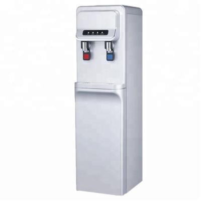 China Hotel High Grade Floor Standing Public Hot Cold Water Dispenser Bottom Loading Machine With Compressor Cooling for sale