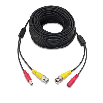 China PVC cable power supply 20M BNC rg59 cctv extension cable for cctv camera 5m 10m 20m 30m 50m 60ft for sale