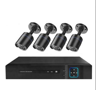 China Waterproof Outdoor Night Vision Camera Kits 4CH NIGHT VISION 1080P CCTV Camera System 4CH AHD DVR Security System 2.0 MP Surveillance for sale