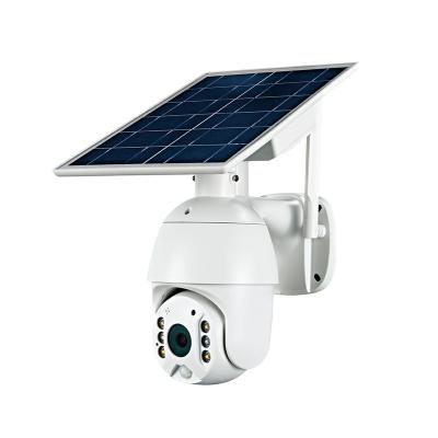 China NIGHT VISION 4G 2MP HD Ite Zoom CCTV Camera Surveillance Solar Battery Powered Outdoor PTZ Wifi Wifi IP Camera for sale