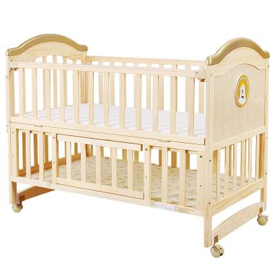 China Anti-Shrink Multi Functional Wooden Baby Crib for sale