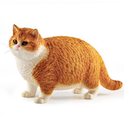 China Miniature Simulation Cat Figurine Sculpture Crafts Holiday Cat Lover Gifts Collectable from Europe for Men Women Cat Lover, 11.5x5.5x7cm for sale