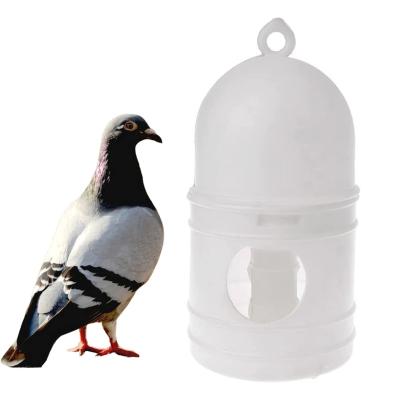 China Non-automatic Automatic Bird Pigeon Quail Water Bottle Dispenser Feeders For Drinking Birds Pigeon Chicken for sale