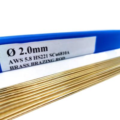 China Welding Copper Rod Brazing Alloy Best Selling Copper Wire Fabrication Welding Rod for sale