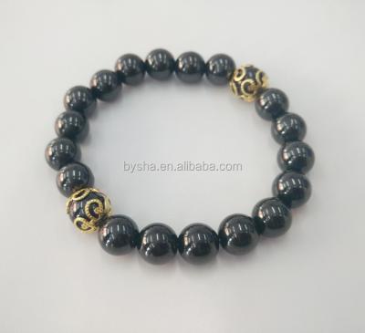 China Unisex Good Quality Ceramic Beads Bracelet Health Charm 8mm Ceramic Beads Bracelet Health Beads Bracelet for sale