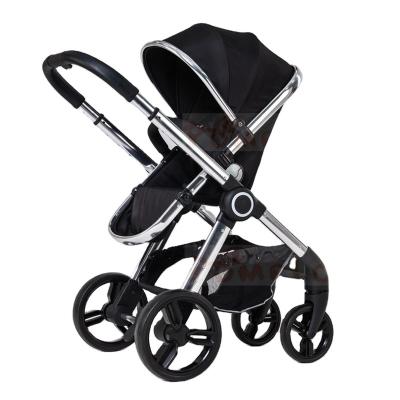 China Polyester 3 in 1 travel system luxury baby stroller with bassinet and carseat for sale