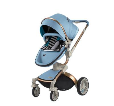 China Baby Stroller Easy Folding Portable Baby Stroller, 2in1, PU Leather 3in1 Egg Shape 360 ​​Swivel Seat Set for sale