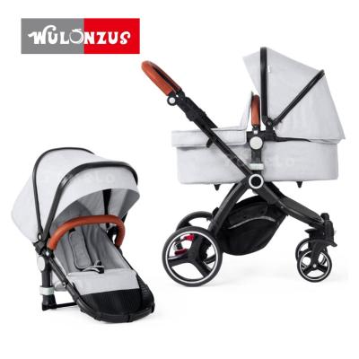 China Canvas 3 in 2021 Foldable 1 Inversion One Hand Two Way Baby Carriage Strollers for sale