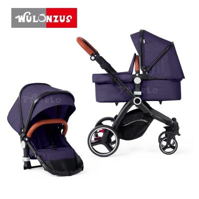 China European Standard Baby Stroller High Landscape Baby Jogger Canvas Luxury Stroller for sale