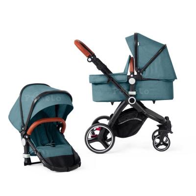 China Polyester Baby Twins Passed EN1888 High Landscape 3 In 1 Baby Stroller for sale