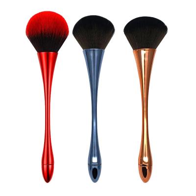 China Angular Blush Single Handle Synthetic Hair Makeup Brush Mineral cream blush on with brush Cosmetics Makeup Tool for sale