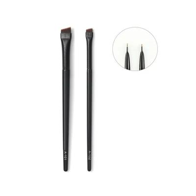 China Angular Blush Professional Single Flat Head Eye Definer Eyebrow Brush,eye defining brush makeup tools single makeup brush for sale