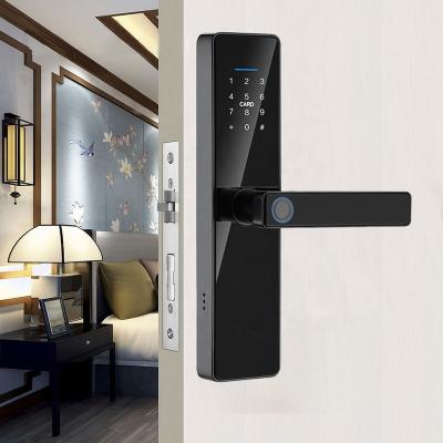 China Pulido Home Smart Fingerprint Prison Office Apartment Hotel Electronic Lock for Door, Wifi Keyless Fingerprint Smart Door Lock for sale