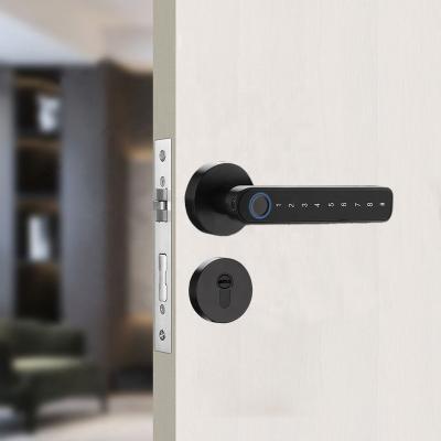 China Pulido Tuya WiFi Home Waterproof APP Prison Office Apartments Hotel Door Lock Smart Biometric Cylinder Lock for sale