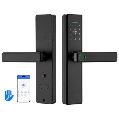 China Home Hotel Apartments Office Prison Pulido Fingerprint Smart Lock BLE Password APP Ttlock Keyless Digital Door Lock for sale