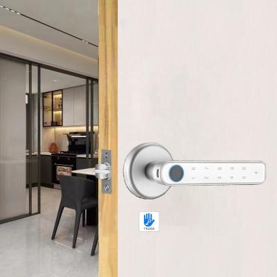 China Pulido Ttlock Prison Office Apartment Hotel Smart Door Lock Home Wireless Waterproof Keyless Fingerprint Password Security App with Touch Screen Keypad for sale