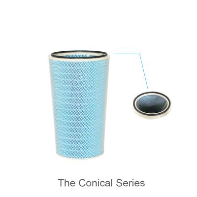 China Oval air filter cartridge dust filter cartridge donaldson P191281 P191280 dust collector for sale