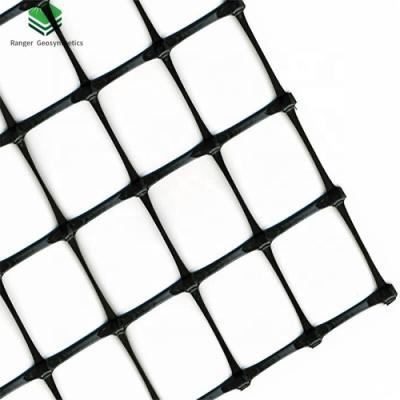 China 2020 industrial best selling biaxial plastic geogrid of high strength HDPE for soil reinforcement Te koop