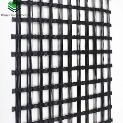 Chine Industrial Retaining Wall Fiberglass Geogrid For Earthwork Production à vendre