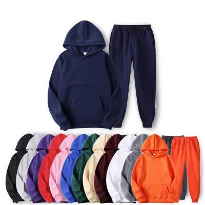 China Sale QUICK DRY Hot Spring XLL Breathable Sportswear Tracker Teams Set of Clothes Tracksuit Men's Two-Piece Hoodie for sale