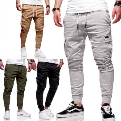 China Wholesale Men's Breathable Stretch Sports Trotter Pants Single Drawstring Cargo Pants Casual Service Man Trousers Pants With Pockets for sale