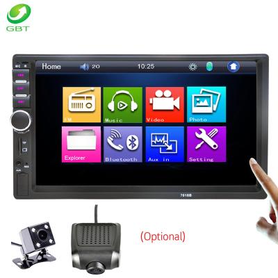 China Stereo Wholesales 7 Inch 2 Din Car Stereo SD Card Dual USB BT Wireless Auto Wholesale mp5 Radio For Car Player for sale